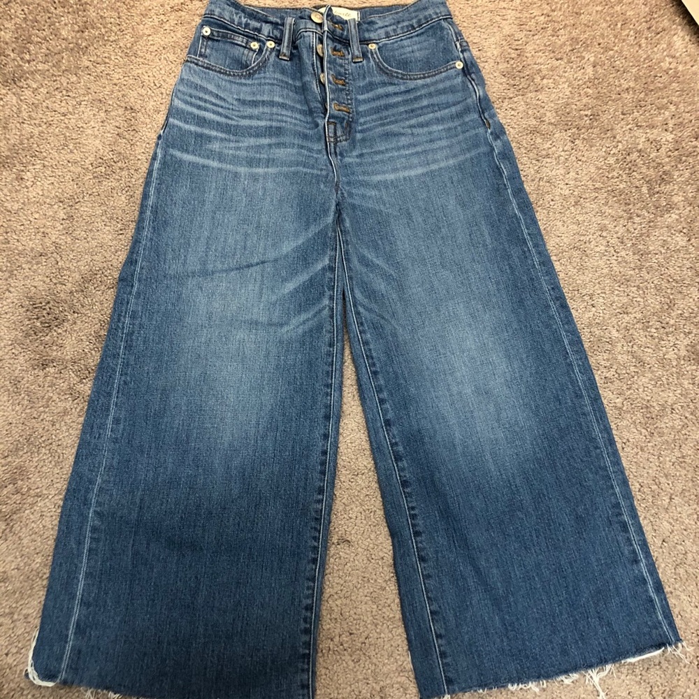 Madewell wide leg crop
